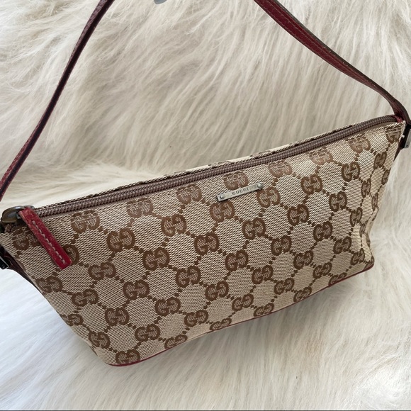 Gucci Handbags - Authentic vintage gucci monogram boat bag pochette
